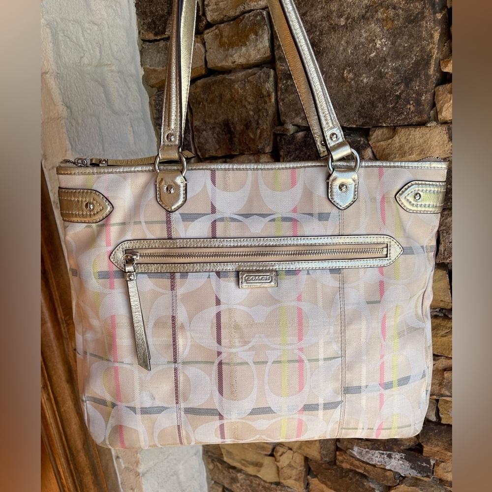 Coach Poppy Y2k Large Tote Bag - Picture 12 of 13